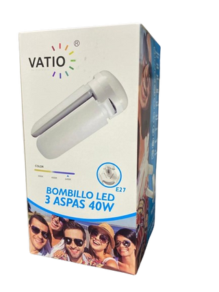 BOMBILLO LED VATIO 3 ASPAS 40W