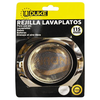 REJILLA MALLA LAVAPLATOS UDUKE ACERO INOXIDABLE 4″ (115MM)