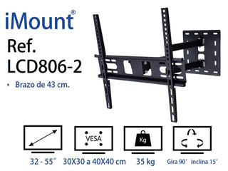 SOPORTE TV IMOUNT LCD-806-2