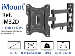 SOPORTE TV IMOUNT IM32D