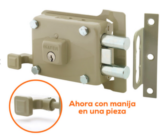 CERRADURA DE SOBREPONER C999 DERECHA CON LLAVE MULTIPUNTO