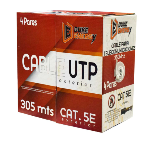 CABLE UTP ENERGY CAT 5E INTERIOR HT1406