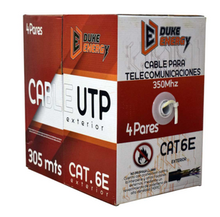 CABLE UTP ENERGY CAT 6E INTERIOR HT1408