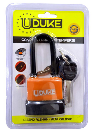 CANDADO UDUKE ARCO LARGO INTEMPERIE 55MM